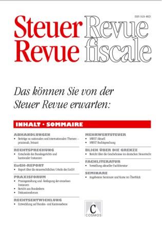 Steuer Revue (CH) Steuer Revue (CH)