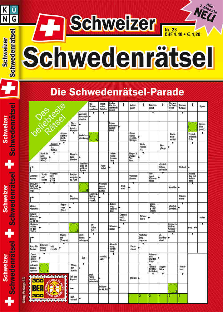 Schweizer Schwedenrätsel Schweizer Schwedenrätsel