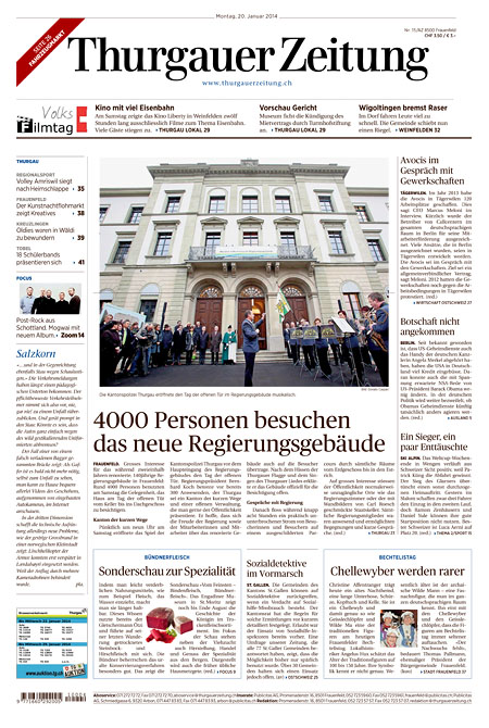 Thurgauer Zeitung Thurgauer Zeitung