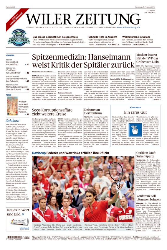 Wiler Zeitung Wiler Zeitung