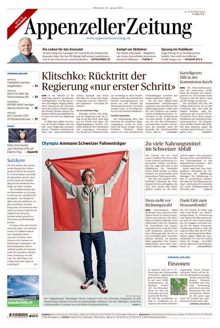 Appenzeller Zeitung Appenzeller Zeitung