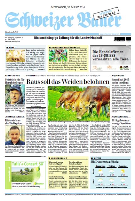 Digital: Schweizer Bauer Digital: Schweizer Bauer