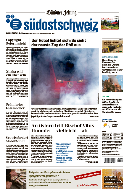 Südostschweiz Bündner Zeitung Südostschweiz Bündner Zeitung